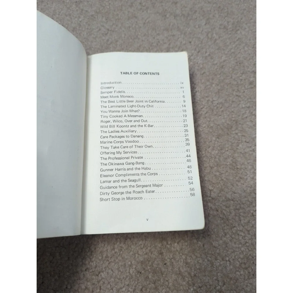 Green side out: Marine Corps Sea Stories by‎ H. G Duncan 1980